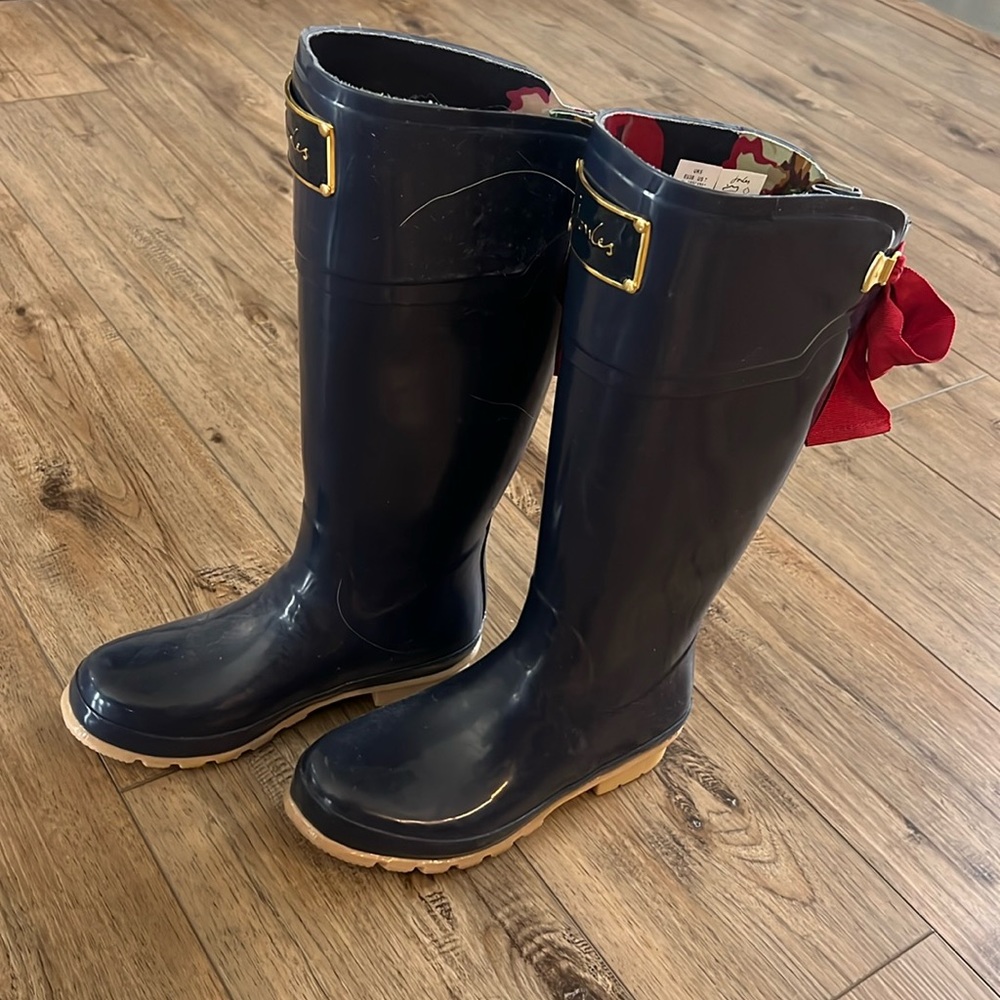 Joules rubber boots
